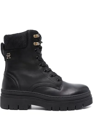 Tommy Hilfiger Stiefel mit aufgesticktem Monogramm