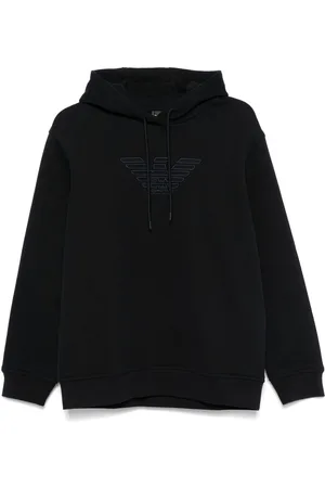 Emporio Armani Hoodie mit Logo-Stickerei