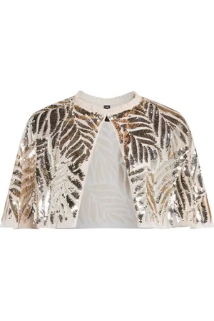 Needle & Thread Feather Cape