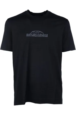 Emporio Armani T-Shirt mit Logo-Stickerei