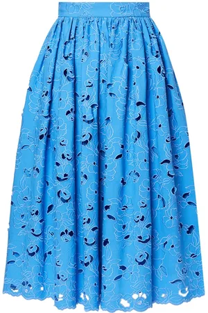 Erdem Midirock mit Blumenstickerei