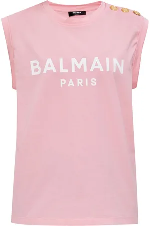 Balmain Tanktop mit Logo-Print
