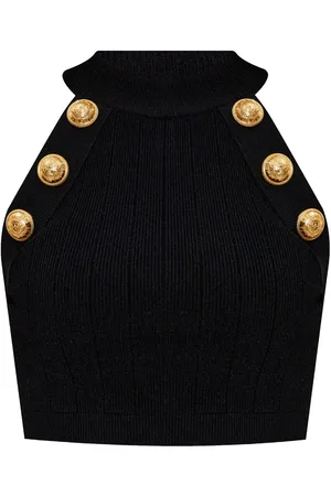 Balmain Oberteil mit Knöpfen