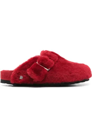 Birkenstock Boston 1774 Slipper mit Shearling-Besatz