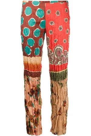 Jean Paul Gaultier 2002 Cropped-Hose mit abstraktem Print