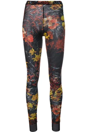 Jean Paul Gaultier Leggings mit Blumen-Print
