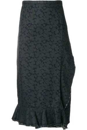 Comme des Garçons Wickelrock mit Print