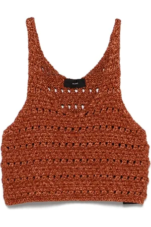 Alanui Gestricktes Lurex-Top