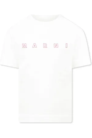 Marni T-Shirt mit Logo-Print