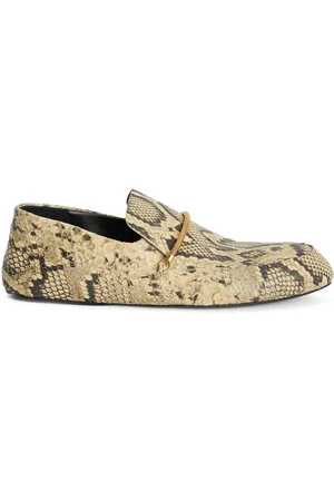 Jil Sander Loafer mit Schlangen-Effekt
