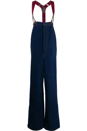 Jean Paul Gaultier 1993 Weite Jeans mit Hosenträgern