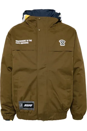 A Bathing Ape Kapuzenjacke mit Logo-Applikation