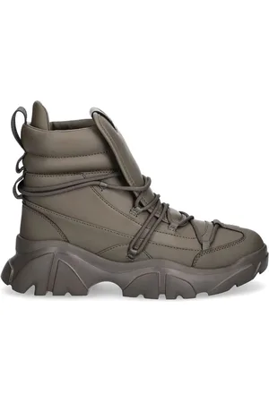 EA7 Stiefeletten aus Leder