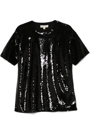 Michael Kors Jersey-T-Shirt mit Pailletten