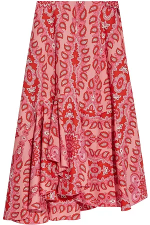 Etro Asymmetrischer Rock mit Paisley-Print