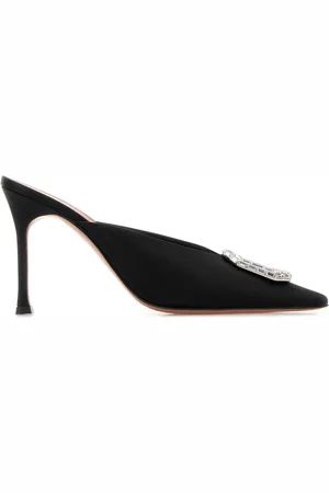 Amina Muaddi Camelia Mules 90mm