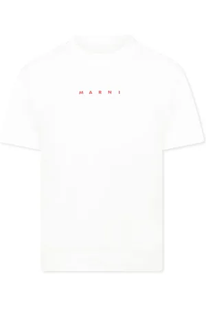 Marni T-Shirt mit Logo-Print