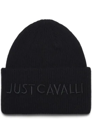 Roberto Cavalli Beanie mit Logo-Stickerei