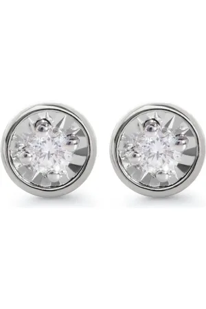 Monica Vinader Ohrstecker mit Diamant