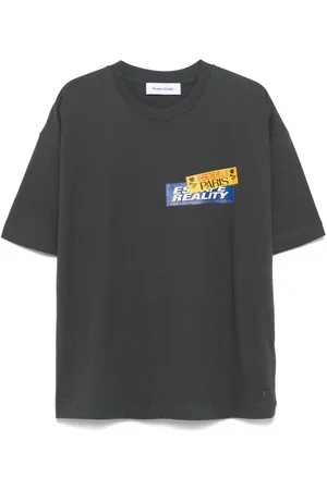 Etudes T-Shirt mit Sticker-Print
