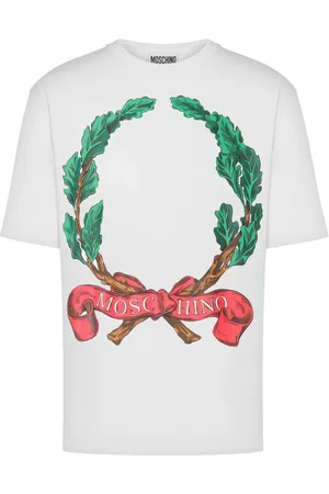 Moschino T-Shirt mit Laurel-Print