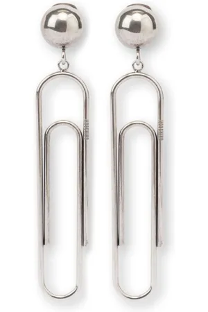 Moschino Hängeohrringe mit Anstecknadel