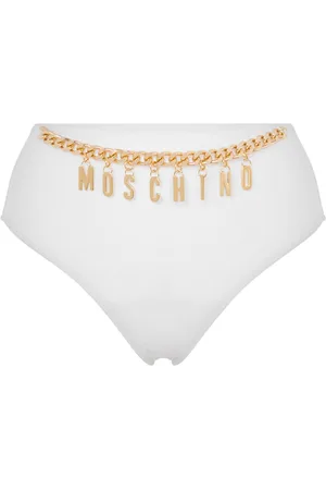 Moschino Bikinihöschen mit Ketten