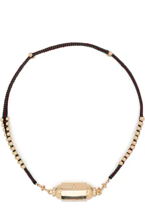 Marie Lichtenberg 18kt Jumbo Gelbgoldhalskette mit Medaillon