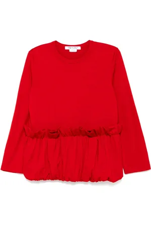 Comme des Garçons Gerüschtes T-Shirt