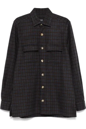 Kiton Klassisches Flanellhemd