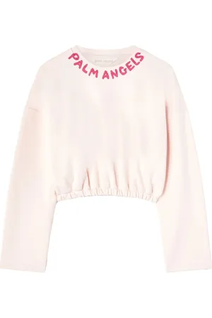 Palm Angels Cropped-Oberteil mit Logo-Print