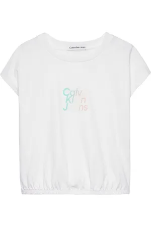Calvin Klein T-Shirt mit geflocktem Logo