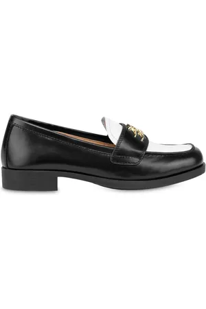 Moschino Loafer mit Logo-Schild