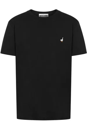 Moschino T-Shirt mit Entenstickerei
