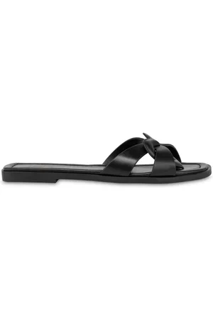 Moschino Pantoletten aus Leder