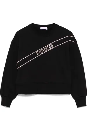 Pinko Sweatshirt mit Kristallen