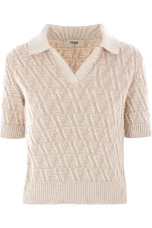 Fendi Poloshirt mit FF-Stickerei