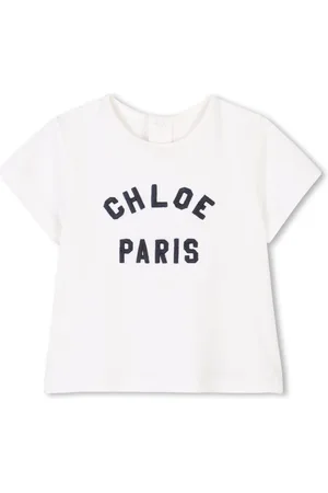 Chloé T-Shirt mit Logo-Stickerei