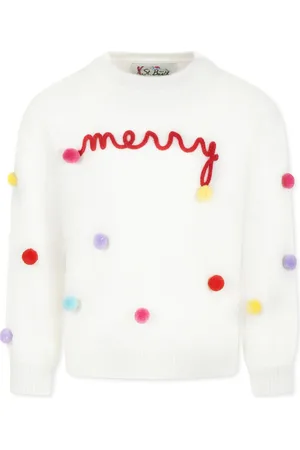 MC2 SAINT BARTH Pullover mit Pompons