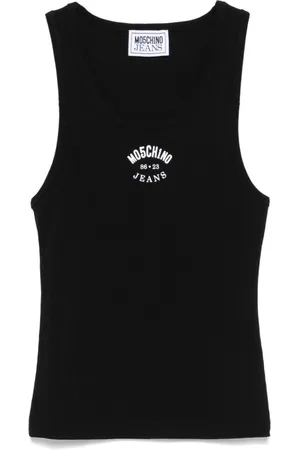 Moschino Tanktop mit Logo-Print