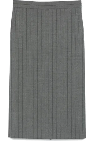 Moschino Gestreifter Midirock