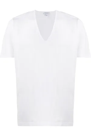 Sunspel T-Shirt mit V-Ausschnitt