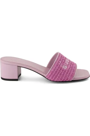 Givenchy Mules aus Raffiabast 45mm