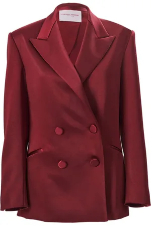 Carolina Herrera Doppelreihiger Blazer aus Satin