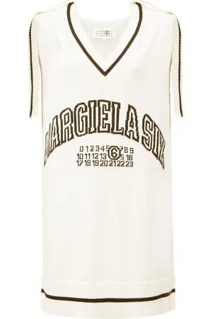 Maison Margiela Jacquard-Kleid mit Logo
