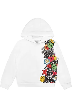 Philipp Plein Hoodie mit Smiley-Print