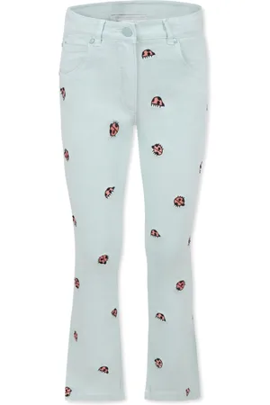 Stella McCartney Jeans mit Marienkäfer-Stickerei
