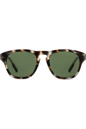Ermenegildo Zegna Sonnenbrille mit eckigem Gestell