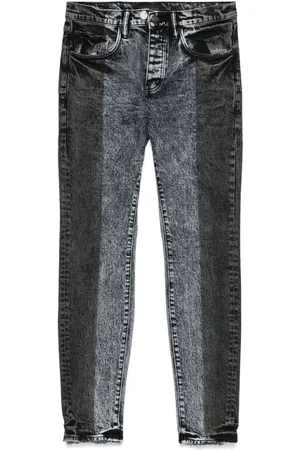 Purple Brand Jeans in Colour-Block-Optik