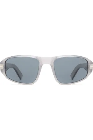 Ermenegildo Zegna Sonnenbrille mit ovalem Gestell